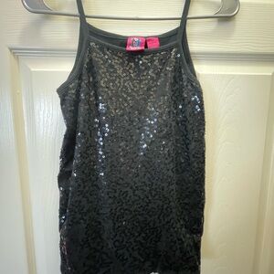 Monster High Black Sequin Top